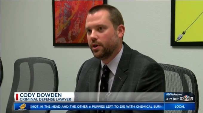 Cody Dowden on the news